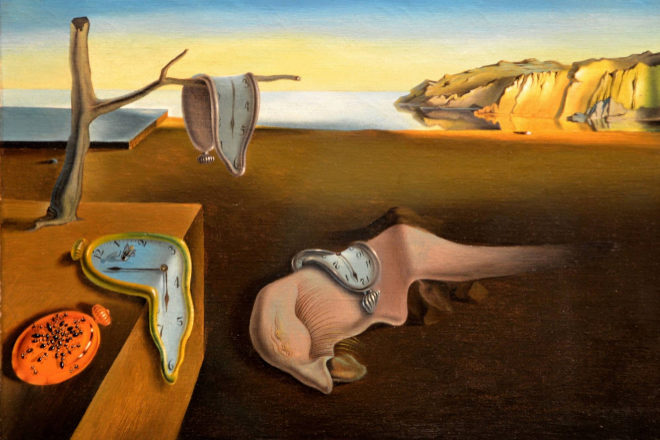 La persistencia de la memoria, de Salvador Dalí.