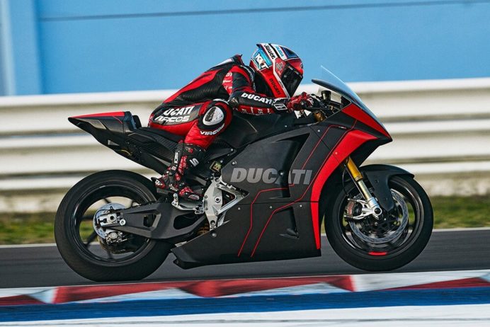 El prototipo operativo eléctrico de Ducati ya rueda...