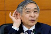 El gobernador del Banco de Japón Haruhiko Kuroda, intervino ayer...