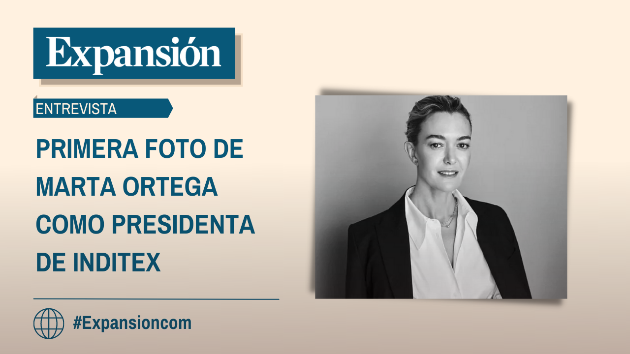 Así es la primera foto oficial de Marta Ortega como presidenta de Inditex