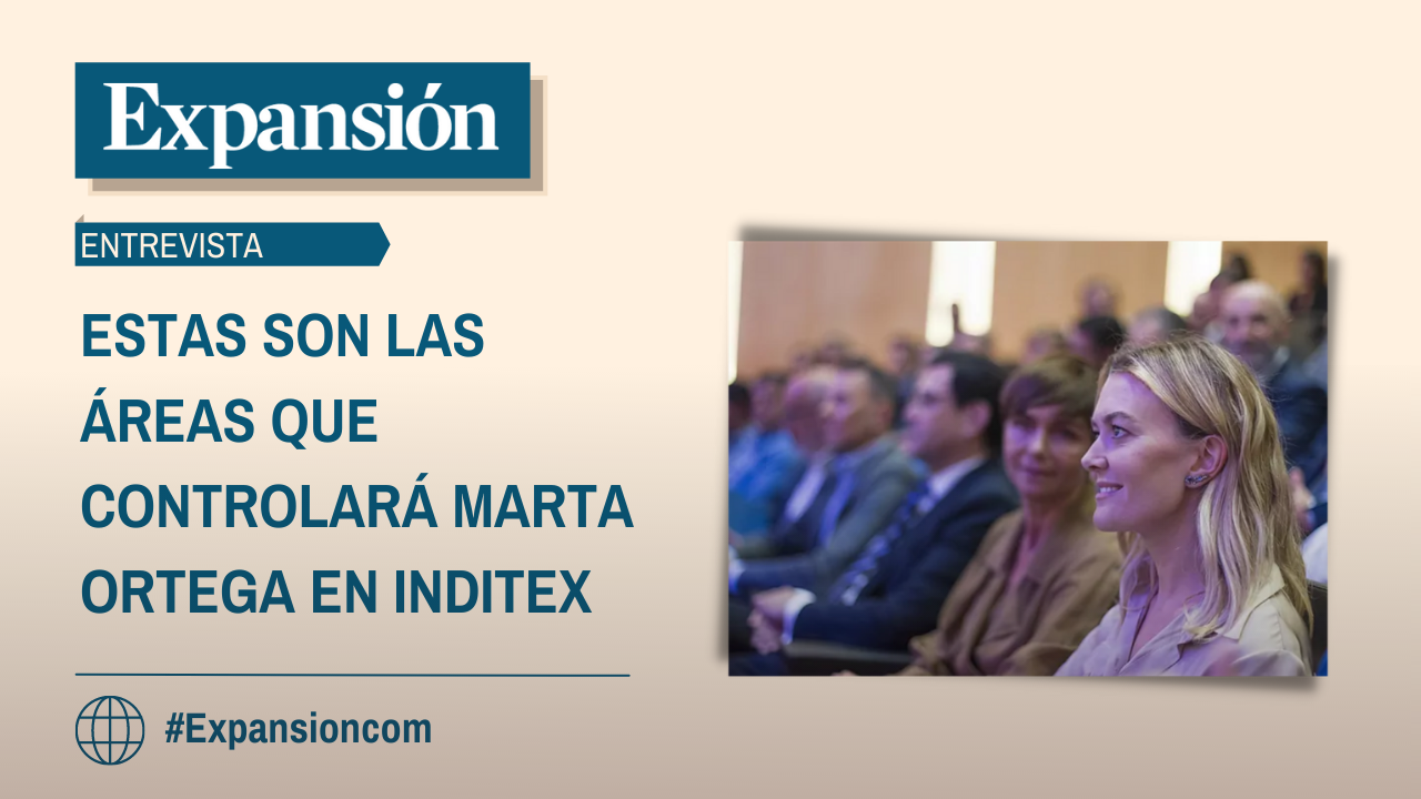 Marta Ortega asume la presidencia de Inditex: estas son las áreas que controlará