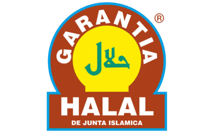 Logo de garanta halal de la Junta Islmica. Los alimentos que tengan esta etiqueta tienen la seguridad de ser halal.