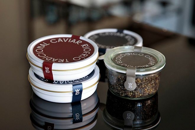Latas de caviar de Riofrío. 