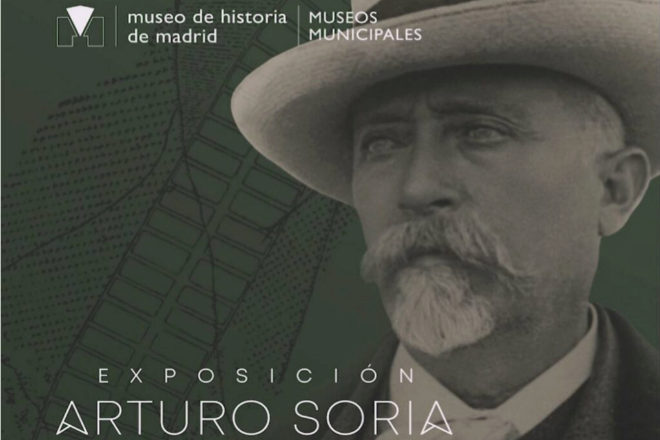 Cartel de la exposición Arturo Soria: Una mente poliédrica.