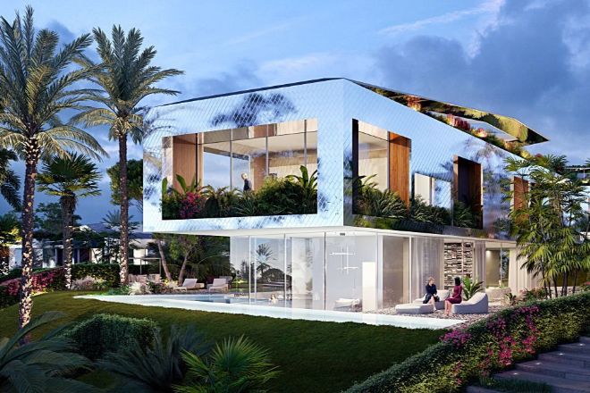 Imagen digital de cmo est previsto que sea una de las cinco viviendas proyectadas por Karl Lagerfeld Villas Marbella.