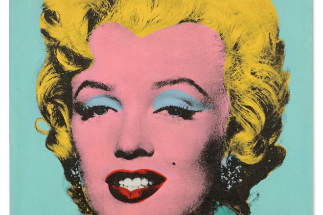 La Marilyn de Warhol subastada anoche en Nueva York.