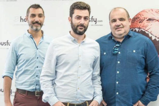 Albert Bosch, Miquel A. Mora y Carlos Blanco son los fundadores de Housfy.