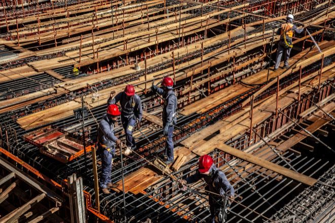 El sector de la construcción da empleo a un millón de personas.