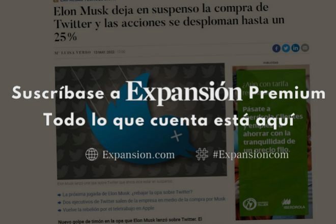 EXPANSIÓN ofrece un descuento del 50% en su suscripción Premium