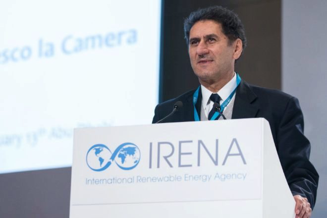 El director general de la Agencia Internacional de las Energías Renovables (IRENA) Francesco La Camera.