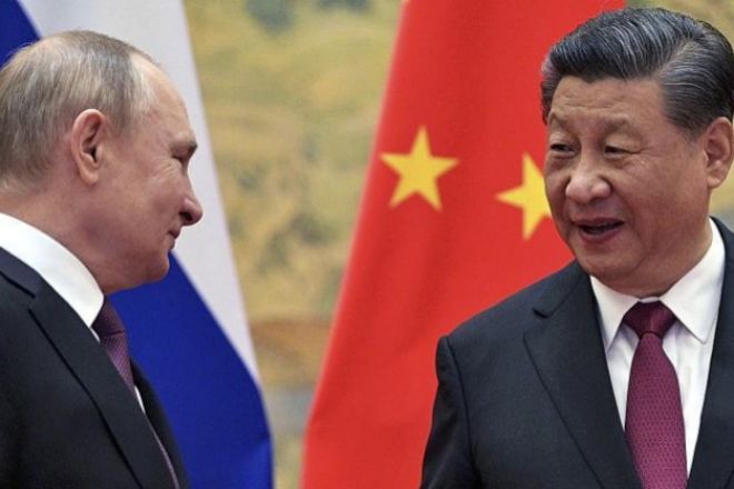 Los presidentes de Rusia y China, Vladimir Putin y Hi Jinping, en una imagen de archivo.
