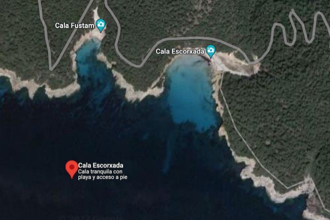 Cala Escorxada (Foto: Google Maps)