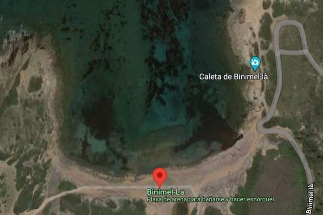 Playa de Binimel-La (Foto: Google Maps)