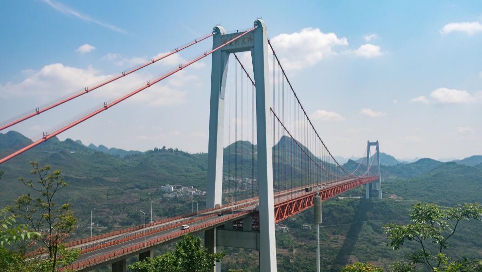 Puente Balinghe, uno de los puentes ms altos del mundo.