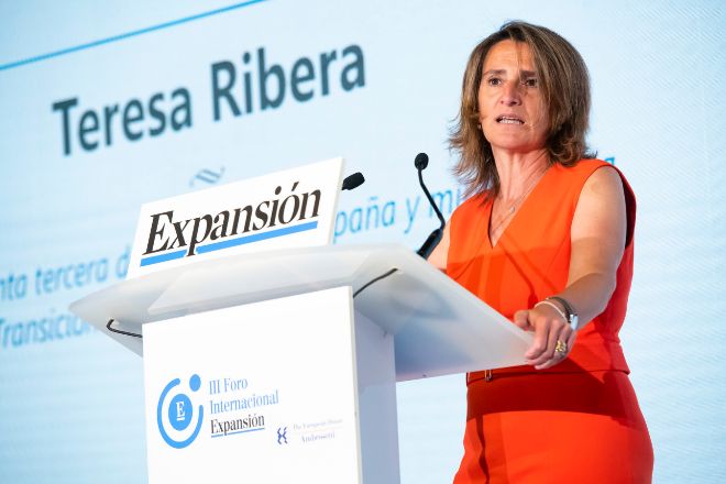 Teresa Ribera, ministra de Transición Ecológica, en el III Foro Internacional de EXPANSIÓN.