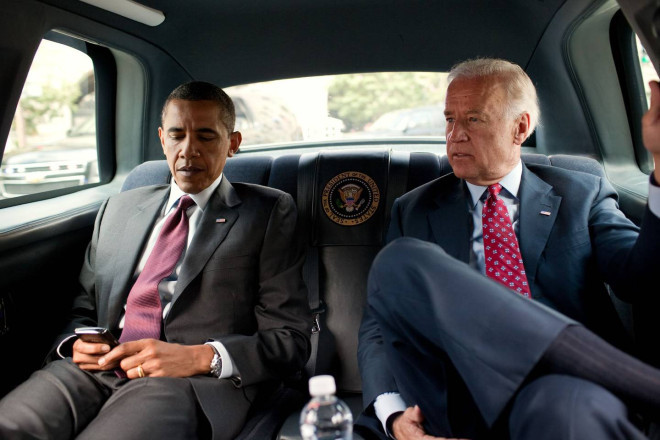 Joe Biden - Barack Obama - The Beast - La Bestia - Cadillac One - Madrid - Cumbre de la OTAN