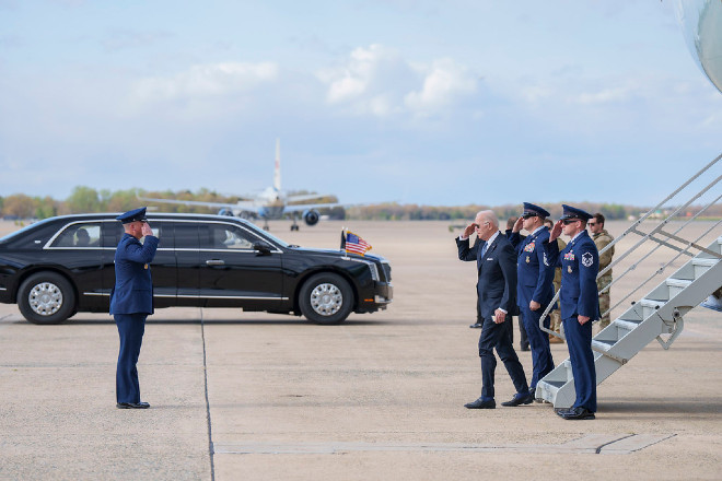 Joe Biden - The Beast - La Bestia - Cadillac One - Madrid - Cumbre de la OTAN