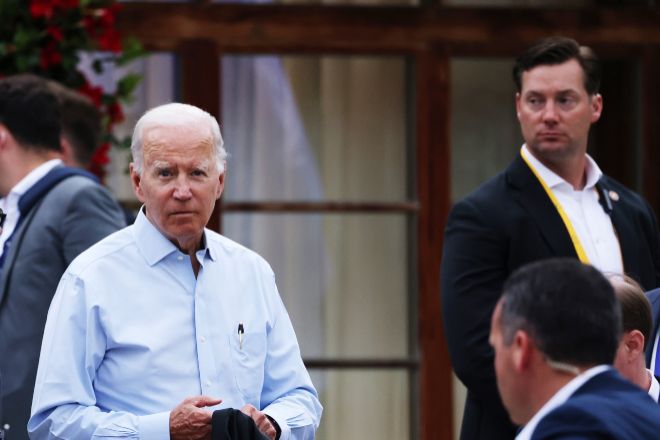 El presidente de EEUU, Joe Biden, en la cumbre del G7 el fin de semana pasado.