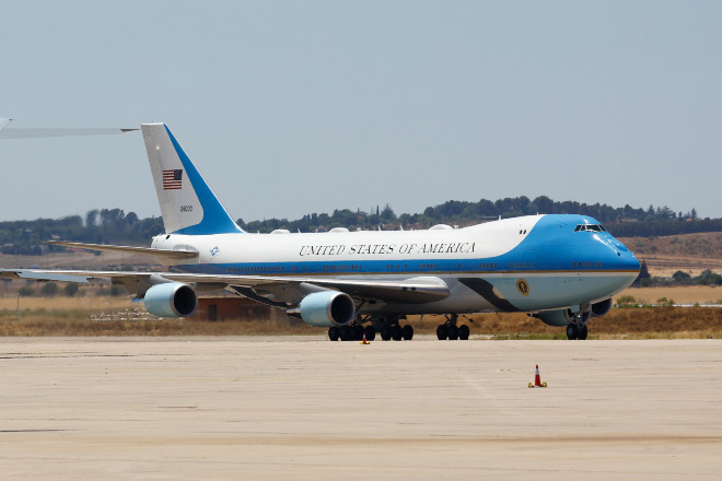Air Force One - Avión presidencial - Joe Biden - Base Aérea de Torrejón de Ardoz