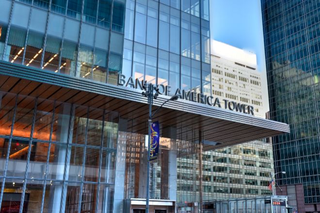 Sede de Bank of America en Nueva York.