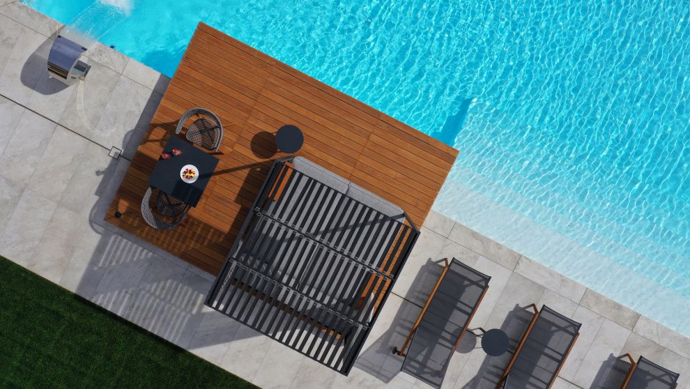 Grand Hotel Victoria Concept &amp; Spa en Como, con tumbonas y daybed de...