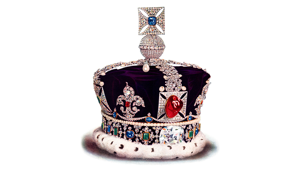 La corona británica con el Cullinan II, el segundo diamante de mayor...
