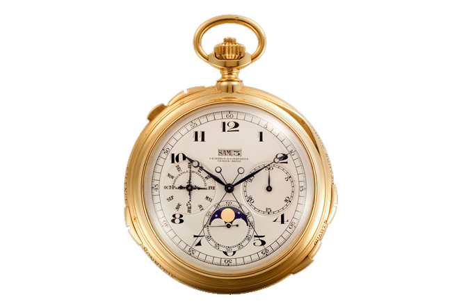 El reloj de bolsillo Vacheron Constantin regalado al rey egipcio Fuad I.