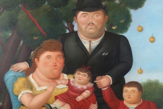 'Una familia', de Botero.