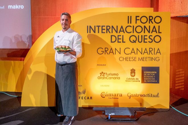 El chef Antonio Diego Pérez de los Cobos, del restaurante La Jamonería, es el creador del mejor bocadillo de queso de España. 