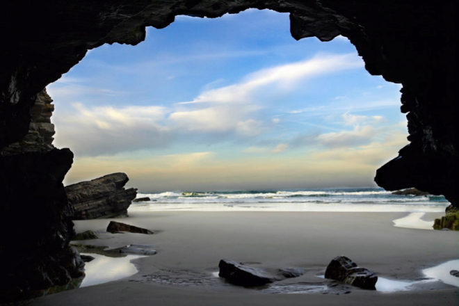 Playa Punta Corveira, Barreiros (Lugo).