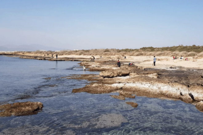 Playa de Es Carnatge (Palma de Mallorca).