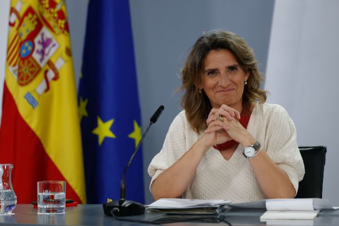 La vicepresidenta tercera y ministra para la Transición Ecológica Teresa Ribera.