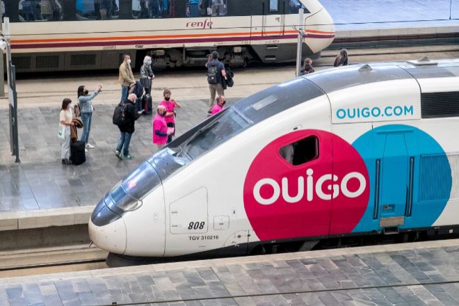 Tren de la compañía francesa Ouigo, que comenzó a operar en España en 2021.