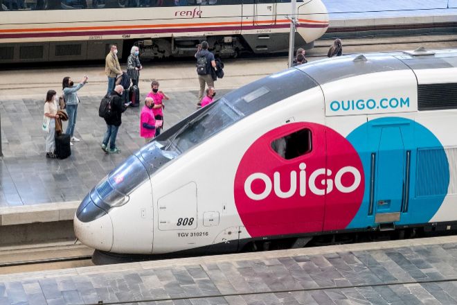 Tren de la compañía francesa Ouigo, que comenzó a operar en España en 2021.