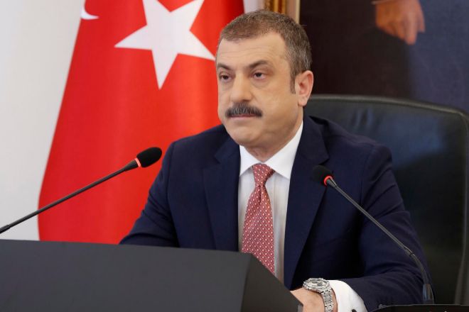 Sahap Kavcioglu, gobernador del Banco Central de Turquía.
