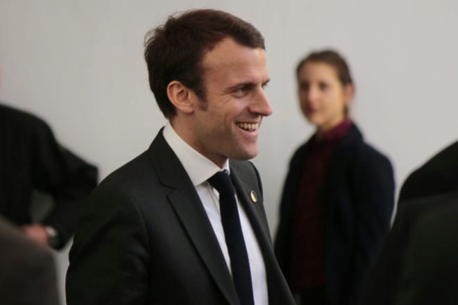 El presidente galo, Emmanuel Macron, cuyo Gobierno rechaza una nueva conexión gasística con España.