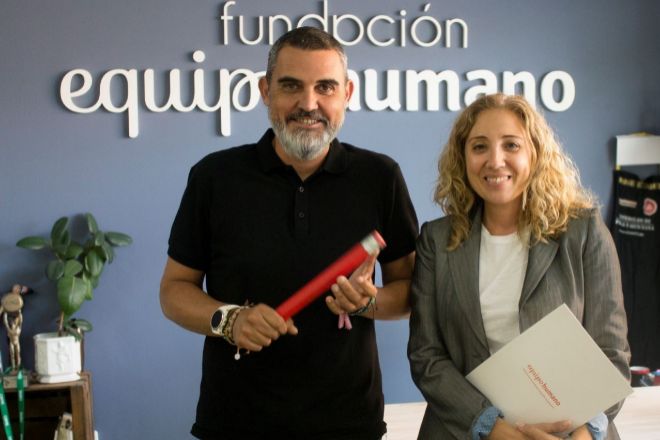 José Enrique García, CEO de Equipo Humano y Yolanda Hernando, directora de la oficina de Zaragoza.