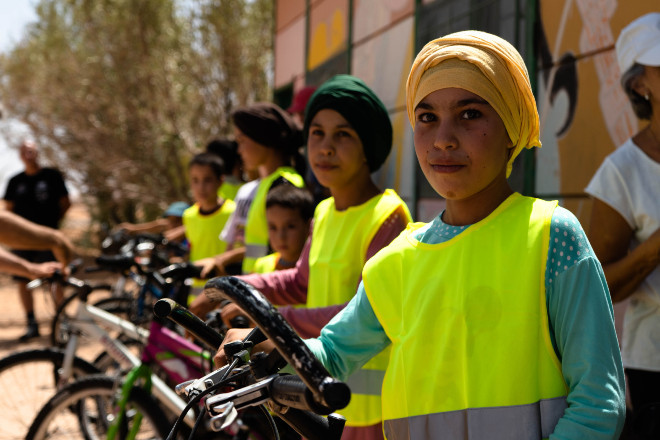 Desierto de los Nios - Hyundai - Ruta solidaria - Bicicletas - Marruecos - Fundacin Afflelou - Hyundai Staria