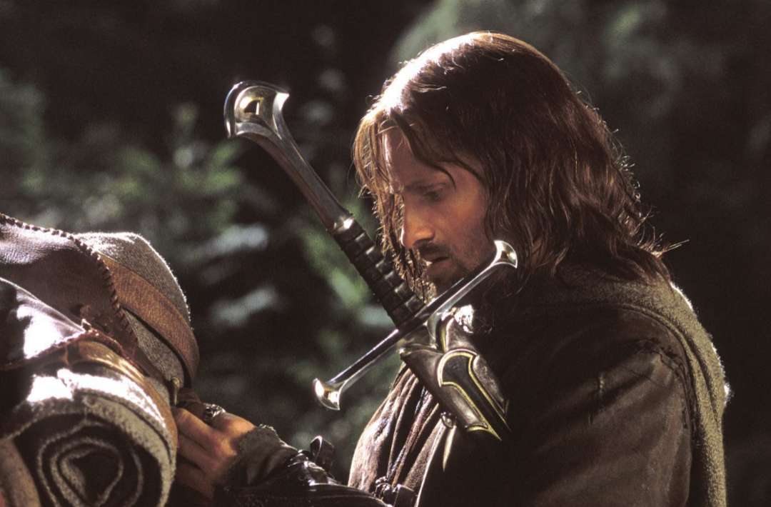 El actor Viggo Mortensen interpretando a Aragorn en la tercera entrega de 'El Señor de los Anillos: El retorno del rey'. © 2003 - New Line Cinema
