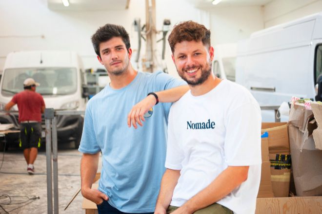 Ignasi Ribó y Antonio Luque, fundadores de Nomade Vans.