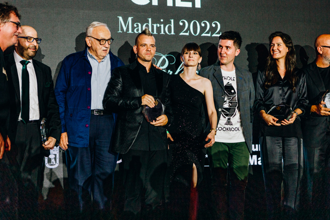 Los premiados durante la gala The Best Chef Awards 2022 en Madrid.