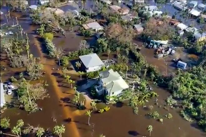 Impresionantes imágenes de Florida tras el paso del huracán Ian