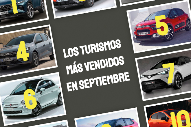 Los coches más vendidos en septiembre en España: el líder se escapa