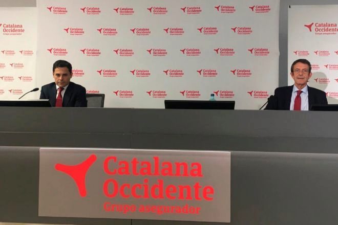 Hugo Serra consejero delegado y Francisco Arregui, director general de Grupo Catalana Occidente.
