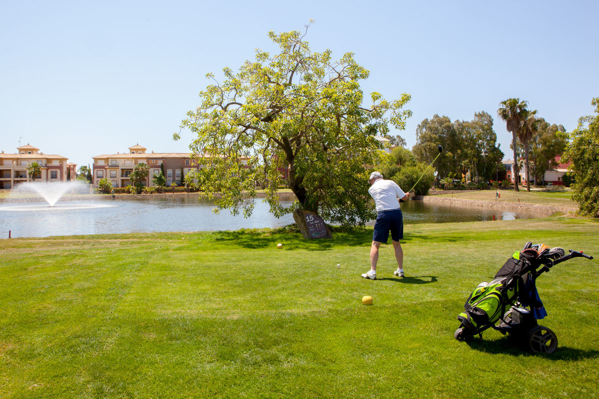Campo de Golf de Isla Canela en Ayamonte, Huelva.
