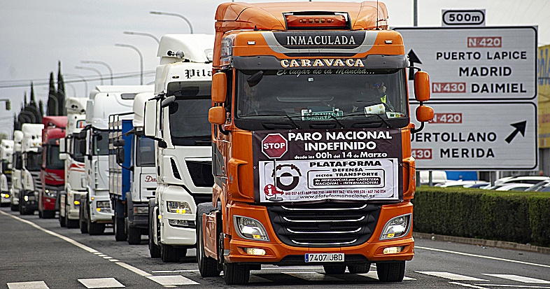 La cadena alimentaria, sobre la huelga de transportistas: «Ha llegado el momento de que el Gobierno adopte medidas»