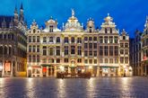 La Gran Place es posiblemente el lugar más famoso de Bruselas, una...