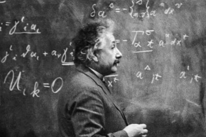 El científico Albert Einstein.