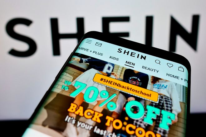 Página web de Shein