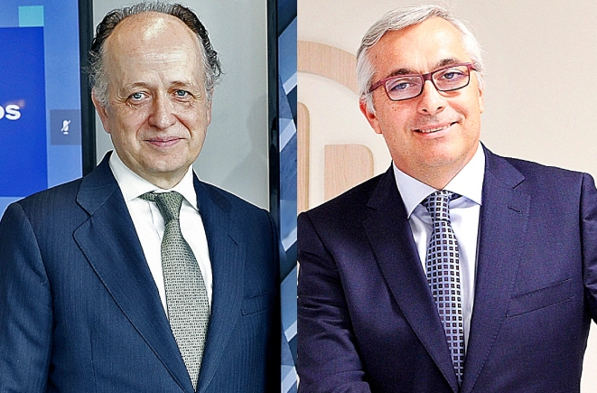 Eugenio Yurrita, consejero delegado de BBVA Seguros, y Miguel Pérez, consejero director general de BBVA Allianz.